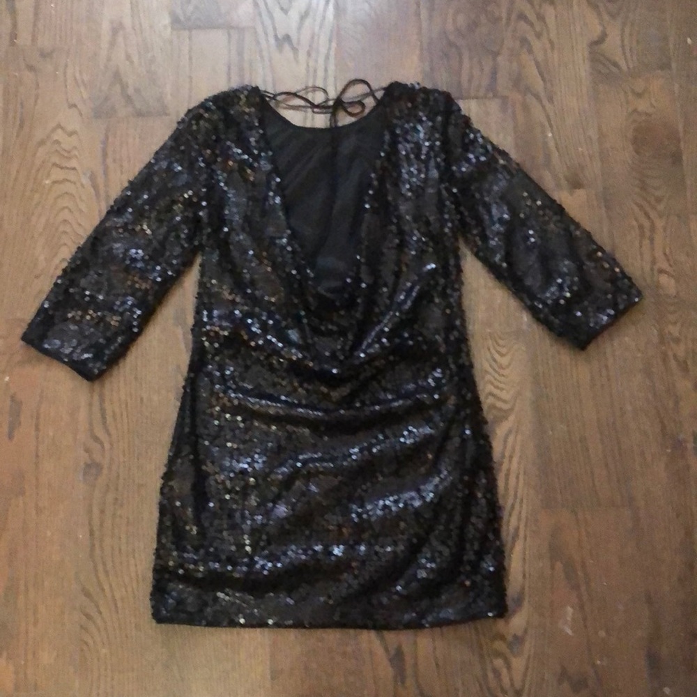 H&M Black Sequin Tunic/Dress - Picture 4 of 12